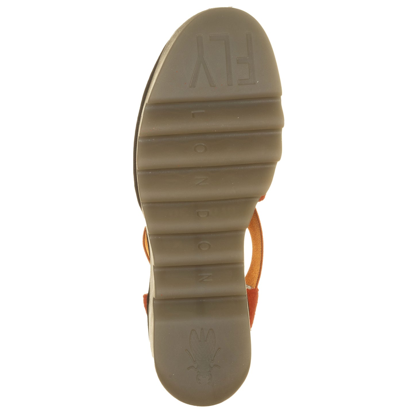 FLY LONDON Sandali gldiatore nabuk con zeppa-FLY LONDON-VIALESCARPE