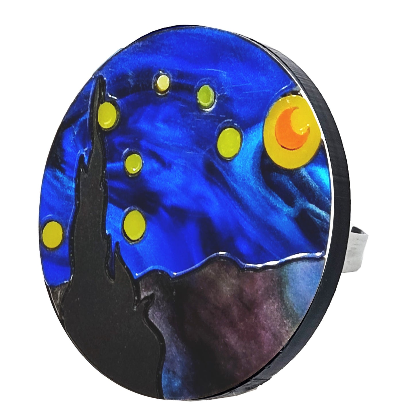 ARKY FLY Anello Notte Stellata blu