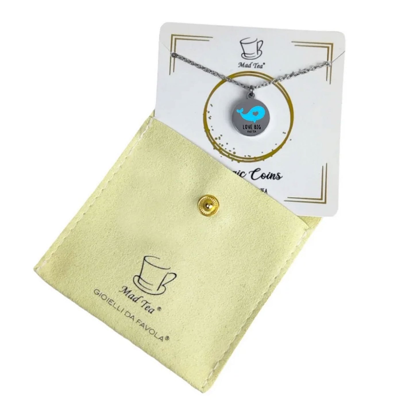 MAT TEA - Bracciale MAGIC COINS - “Balena Love big”-MAD TEA-VIALESCARPE
