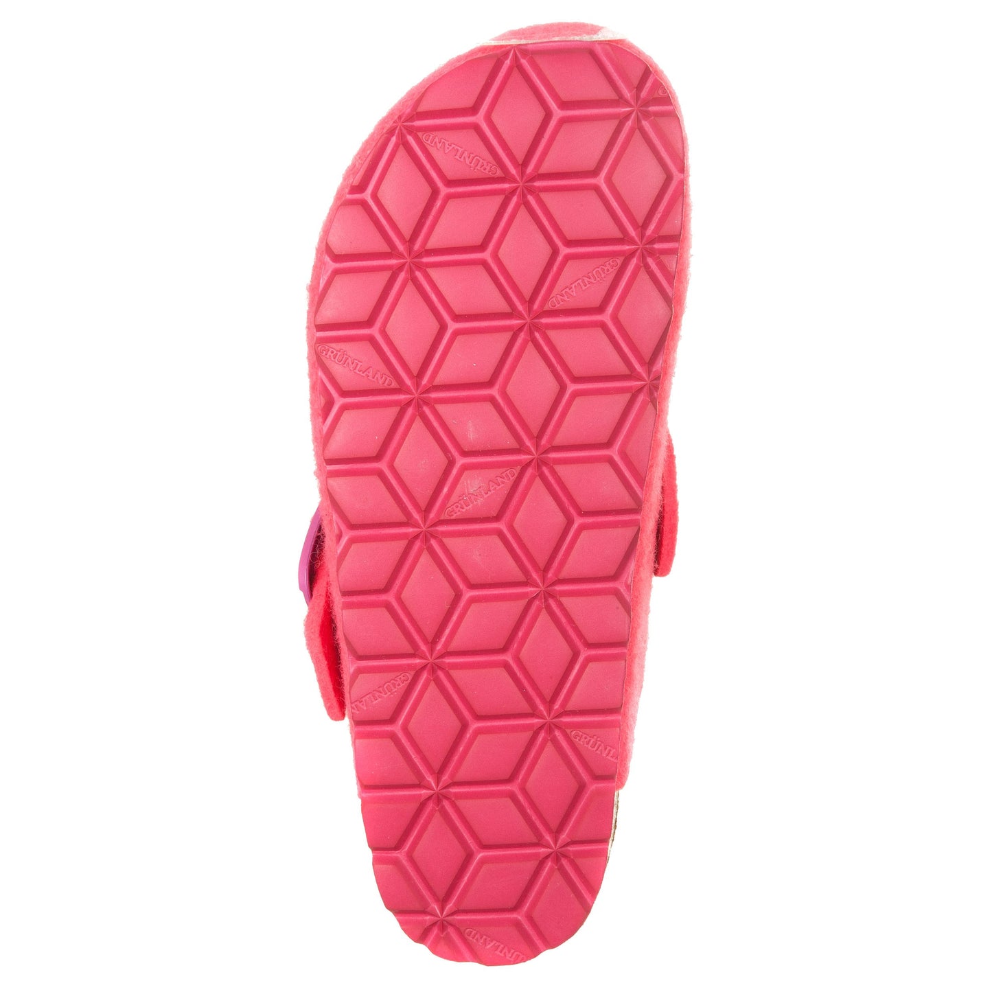 Grunland Ciabatte feltro fuxia fluo-GRUNLAND-VIALESCARPE