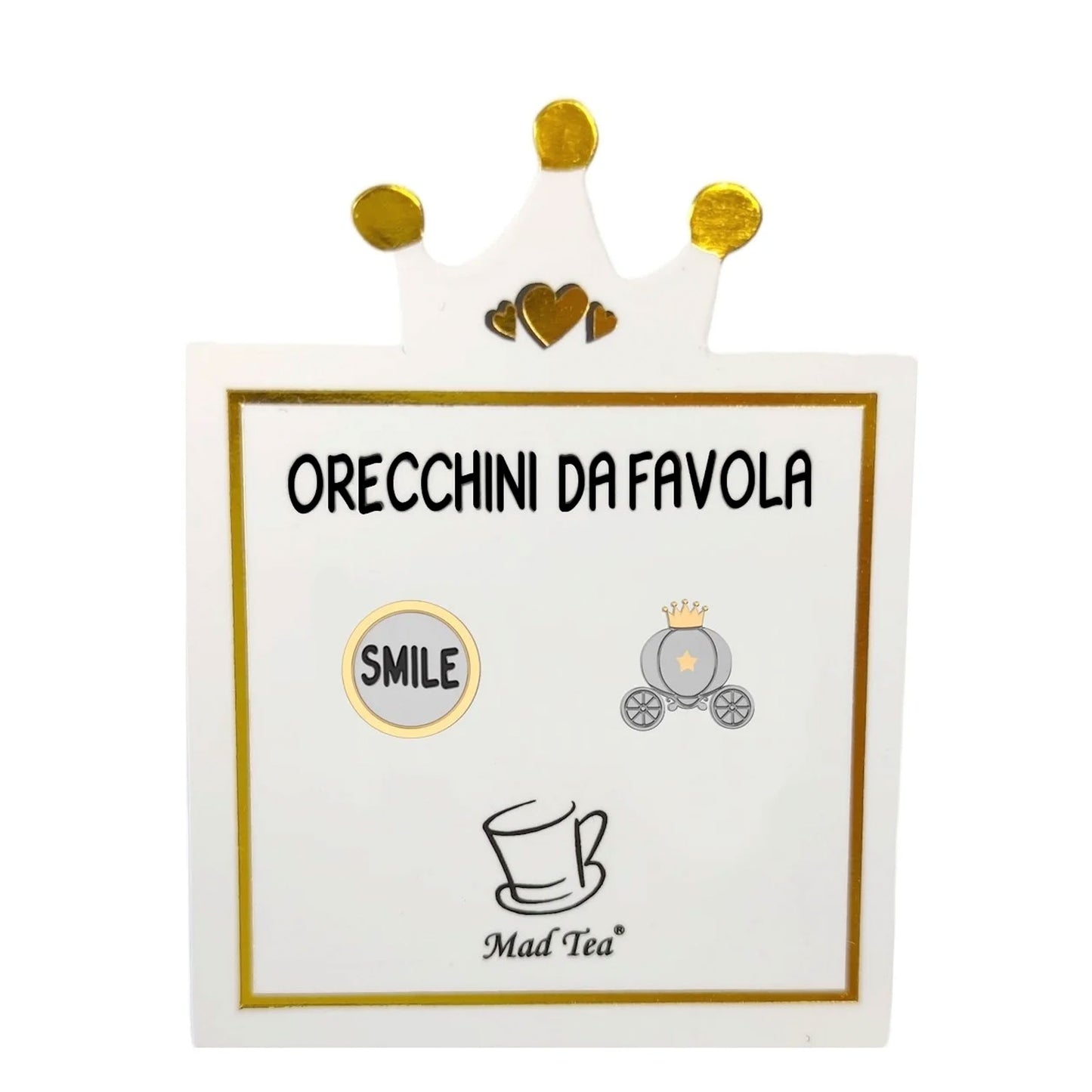 MAT TEA - Orecchini - Carrozza Smile of Princess-MAD TEA-VIALESCARPE