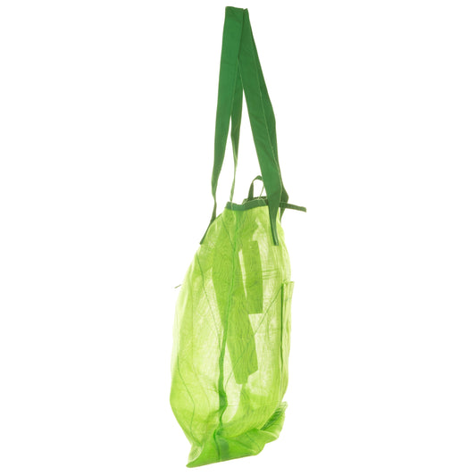 Borsa LATIN rete trasparente verde fluo-SMATERIA-VIALESCARPE