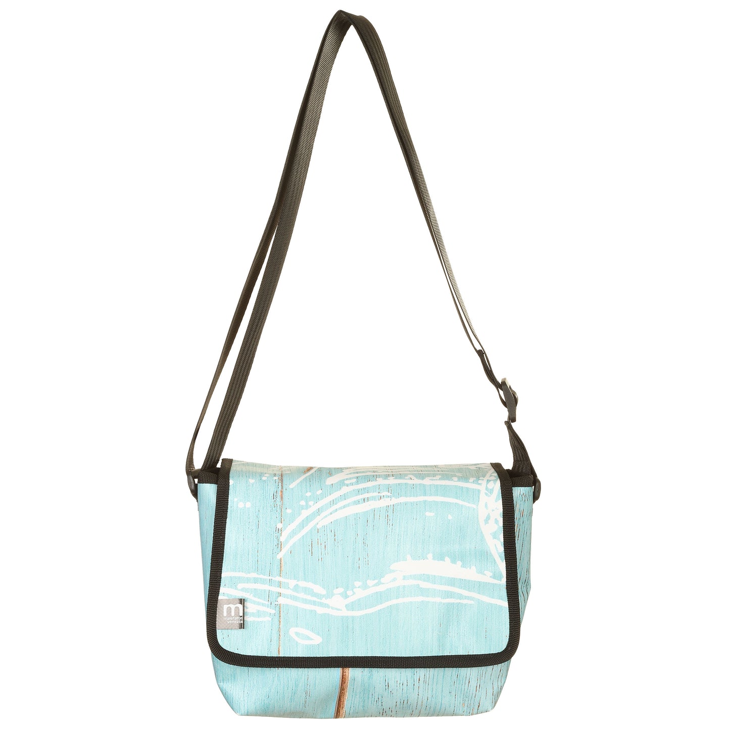 Borsa tracolla Beba Azzurro-Bianco-Nero