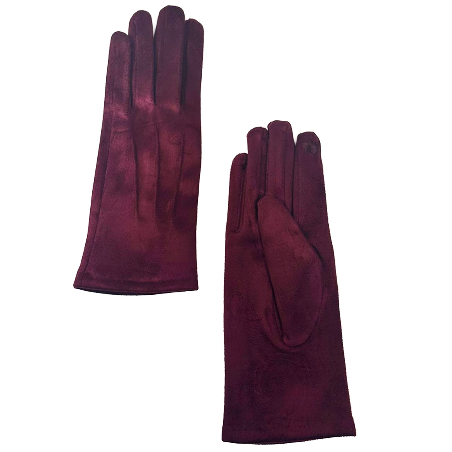 Guanti Morbidi Touch Screen 3 cuciture Vinaccia