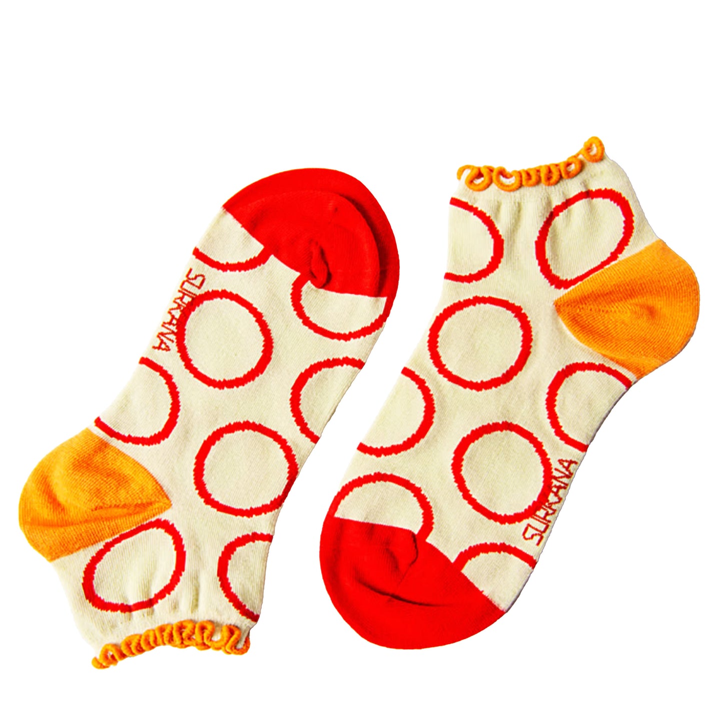 SURKANA - Calzino corto jacquard stampato-SURKANA-VIALESCARPE