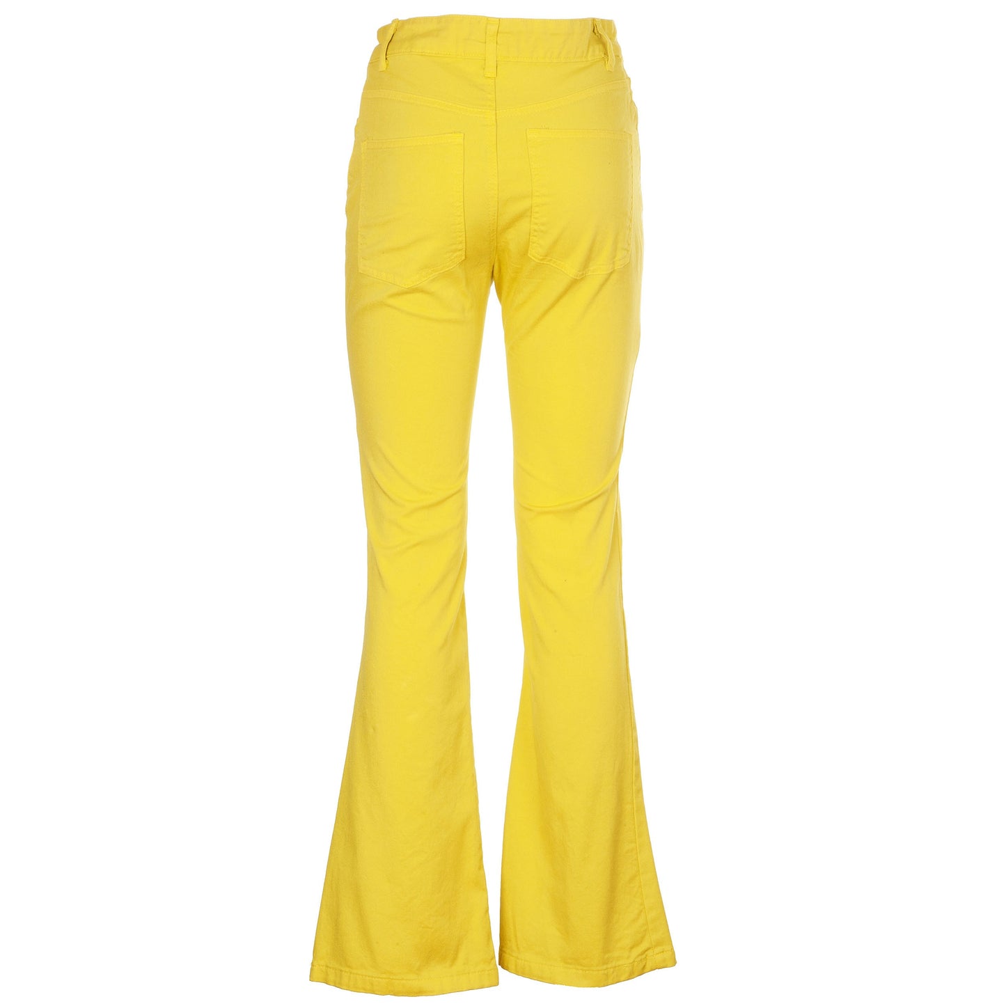 Pantaloni a zampa, in cotone-VIALESCARPE-VIALESCARPE