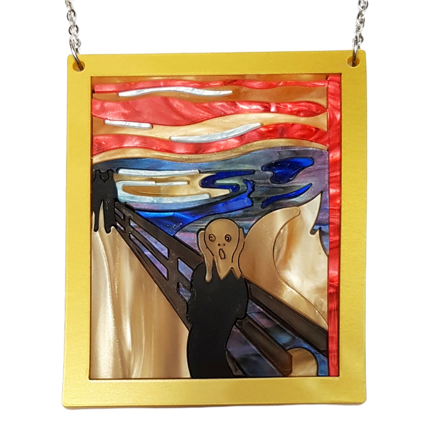 ARKY FLY Collana Urlo di Munch