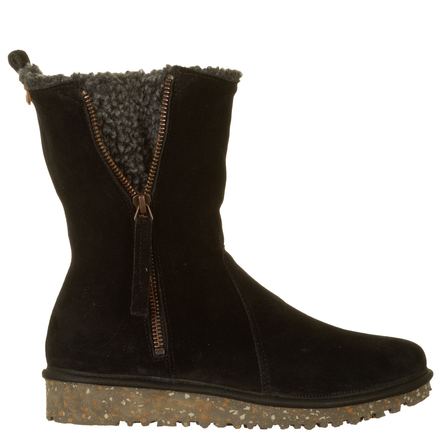 EL NATURALISTA - Stivaletti FELSEN Silk-Suede Black