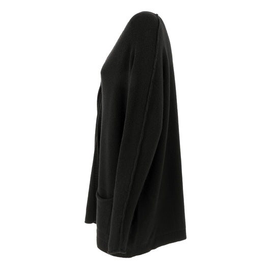 KARAKORUM Cardigan Bianca nero