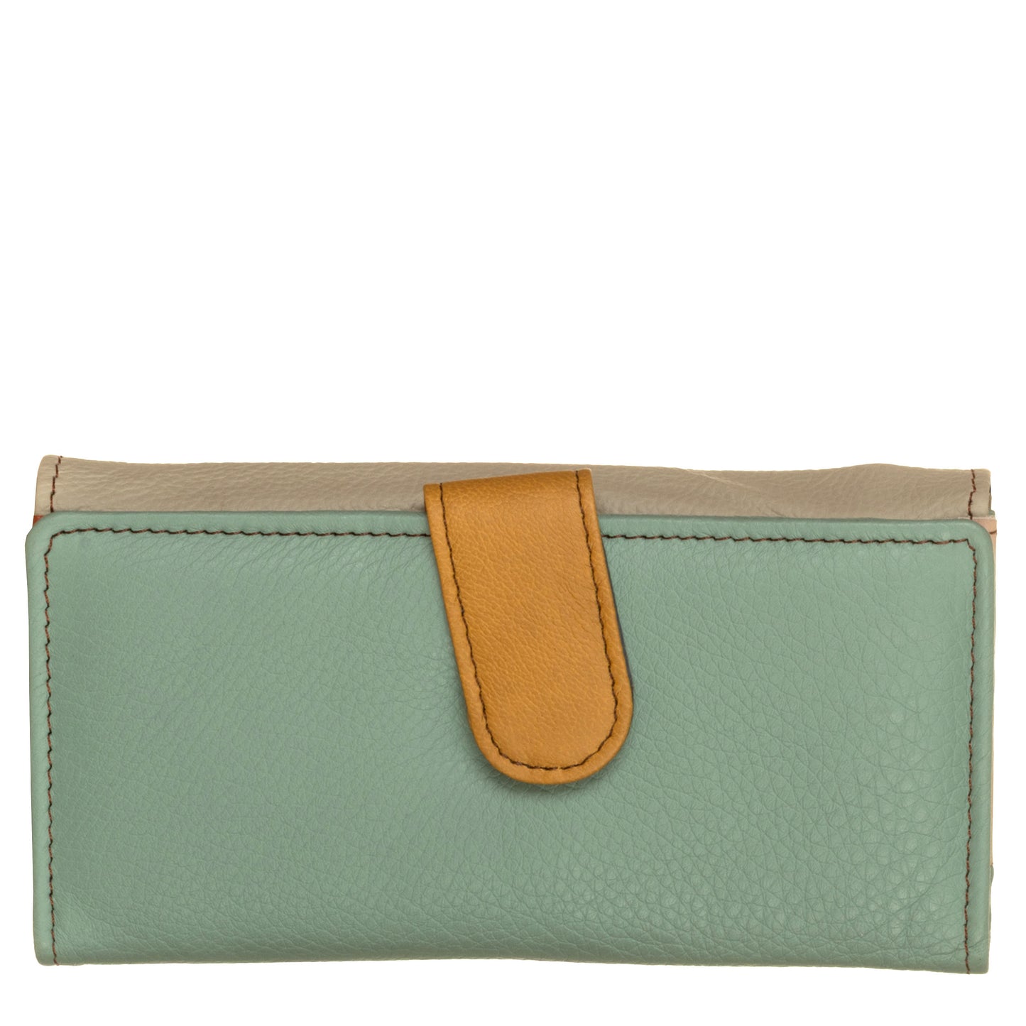 SORUKA Portafogli ESME liscio 47908 Grigio, aqua, cuoio