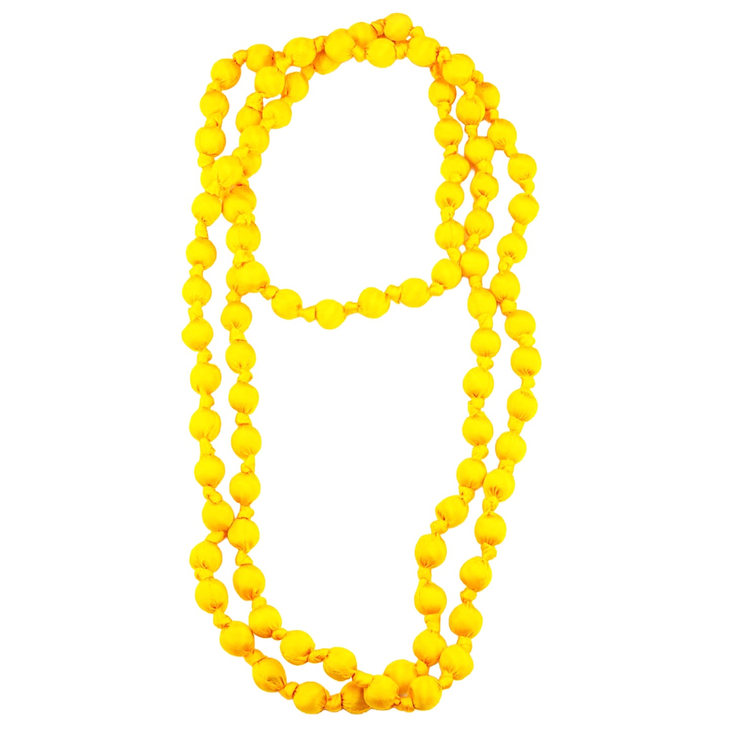 LOOM - Collana Doan Nodi Seta Giallo
