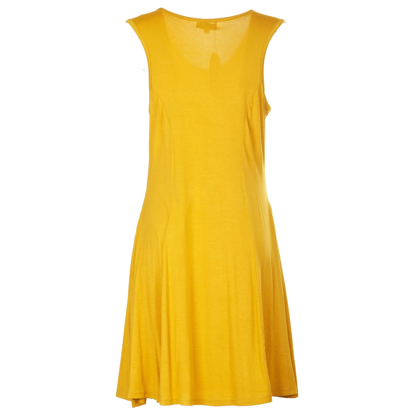 Abito corto Bonsai senape - BABA Design-Baba design-VIALESCARPE