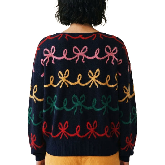 PEPALOVES Maglia Jersey Lazos Nero e Multicolor
