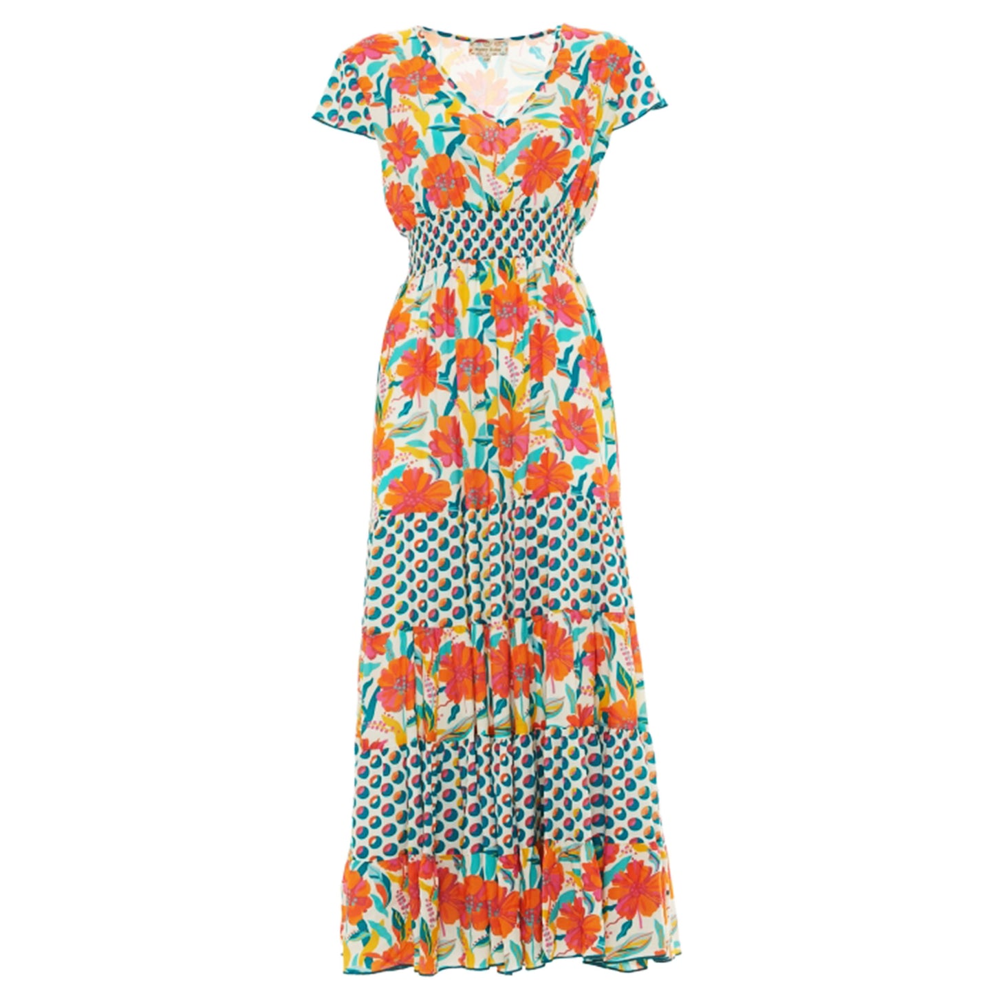 Vestito lungo HAPPY BABA Flowers Paradise
