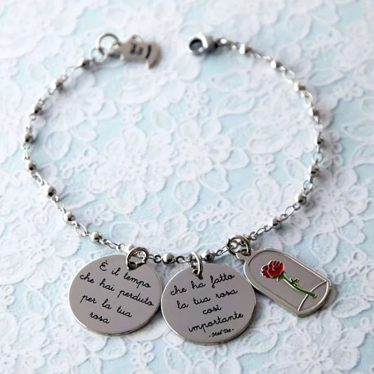MAT TEA - Bracciale PICCOLO PRINCIPE - “Rosa del Piccolo Principe”-MAD TEA-VIALESCARPE