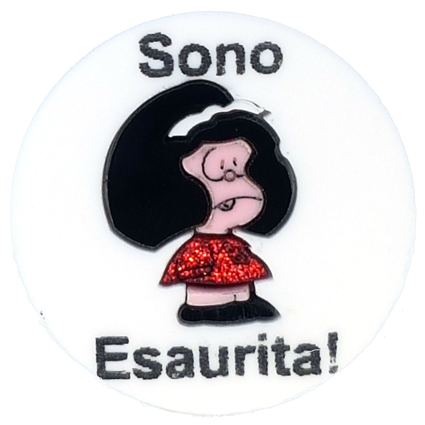 ARKY FLY Anello Mafalda nero e rosso
