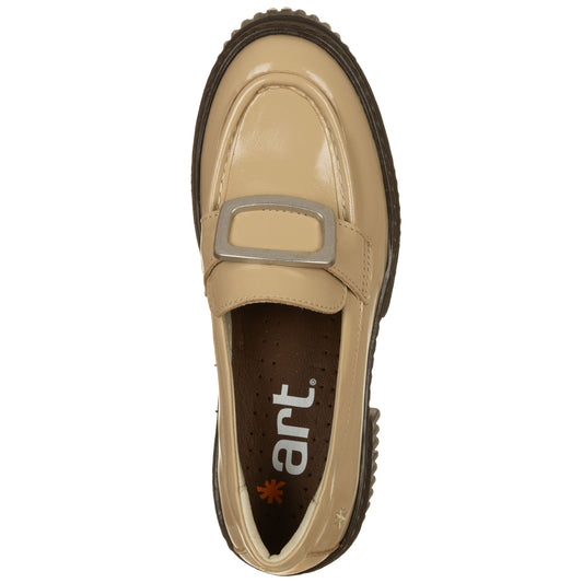ART Mocassini York NAPPA SHINNY Champagne-ART®-VIALESCARPE