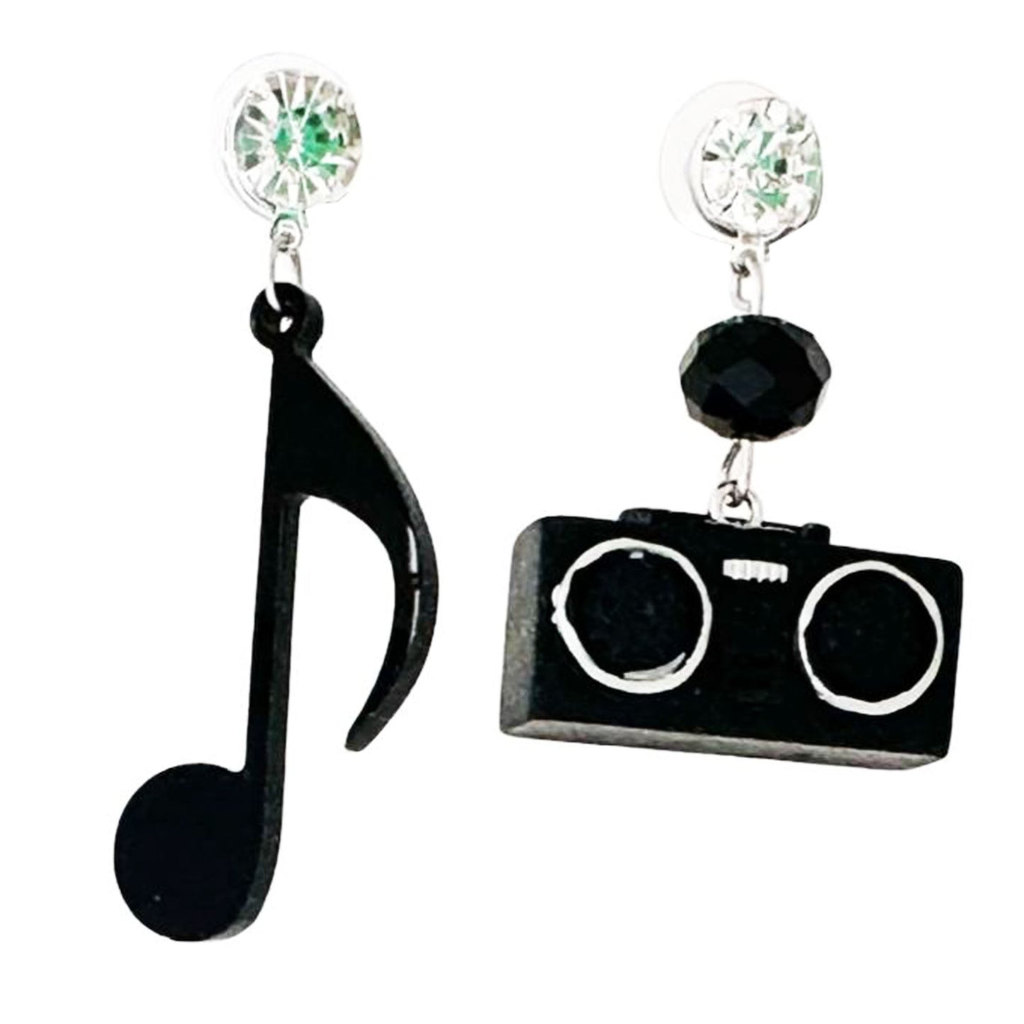 Orecchini Music nota e stereo-SEREKU-VIALESCARPE