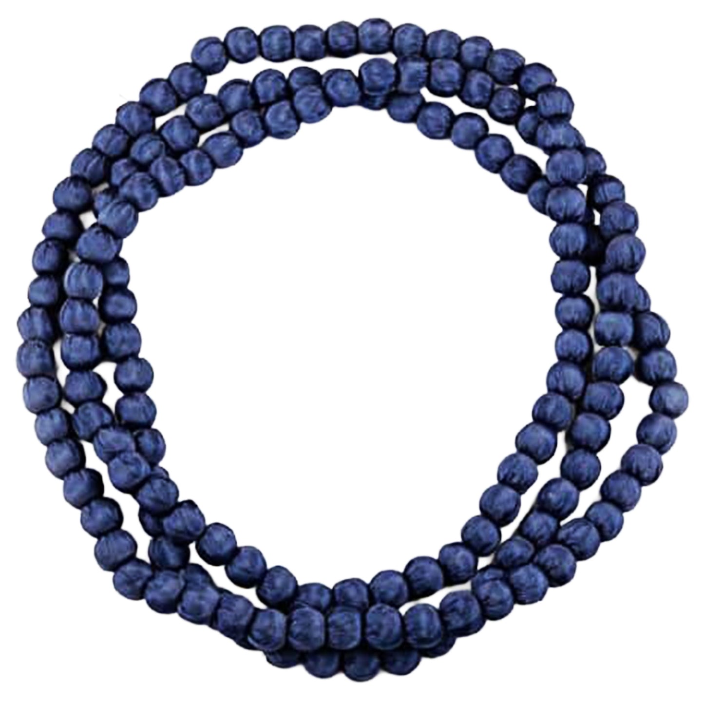 LOOM - Collana Doan Semplice Seta Blu