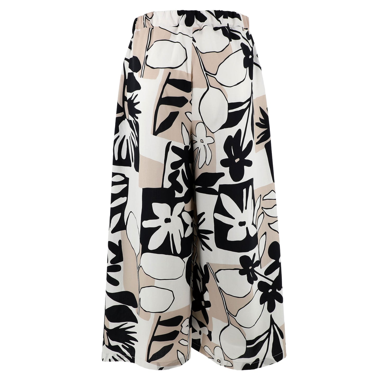 KARAKORUM Pantaloni MAXINE Bianco, ecru e nero-KARAKORUM-VIALESCARPE