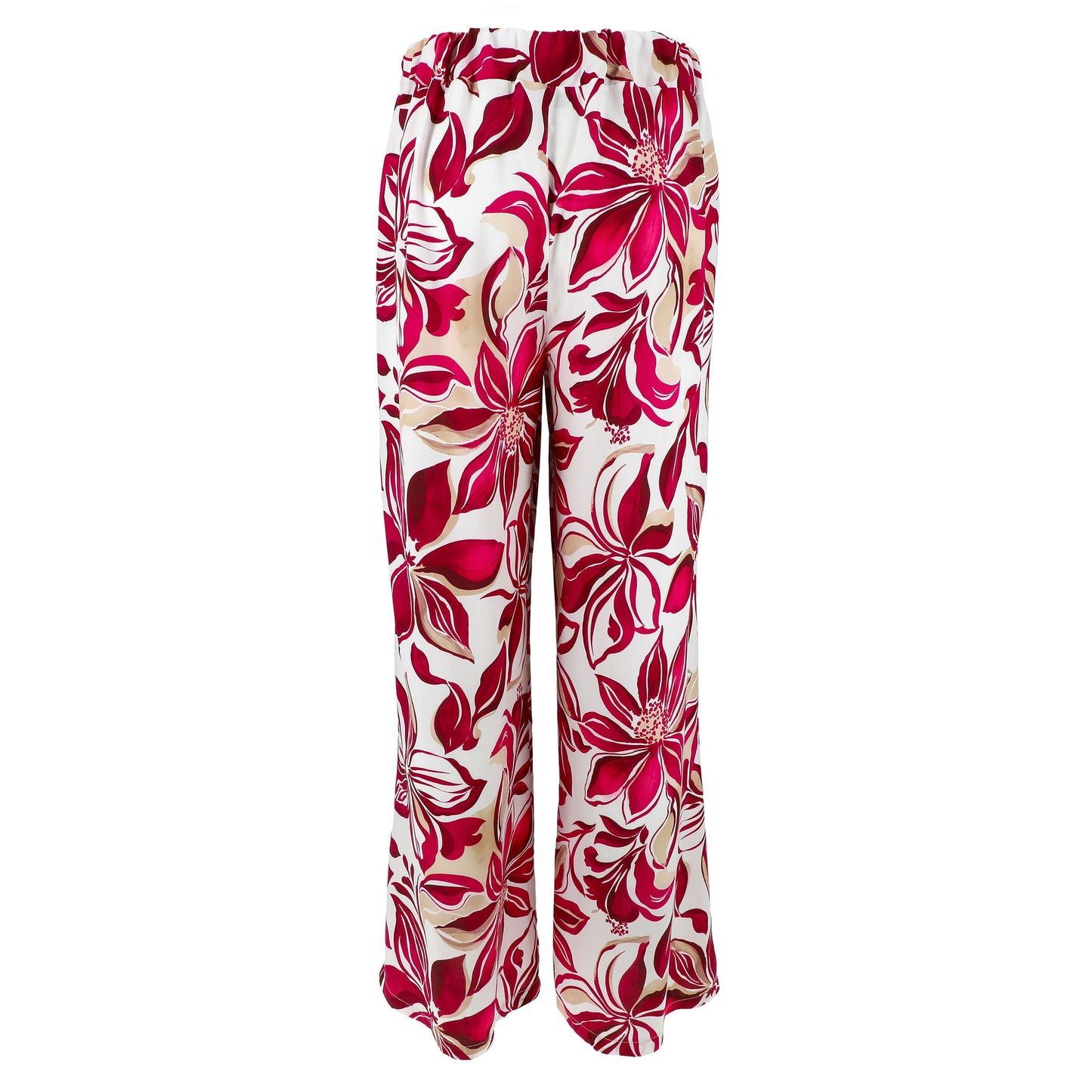 KARAKORUM Pantaloni TERRY Ciclamino e panna-KARAKORUM-VIALESCARPE