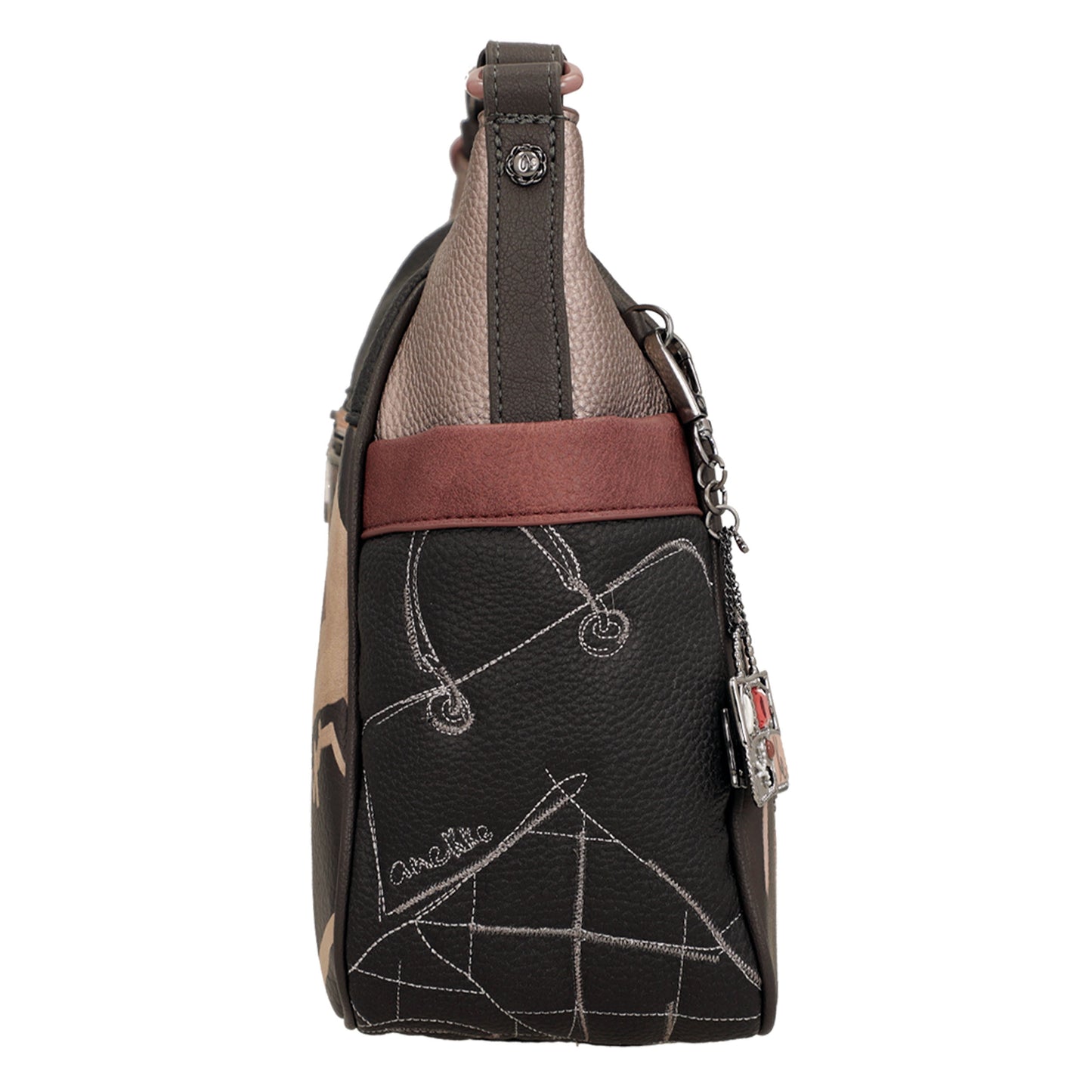 ANEKKE - Borsa a spalla con tracolla grande Mademoiselle