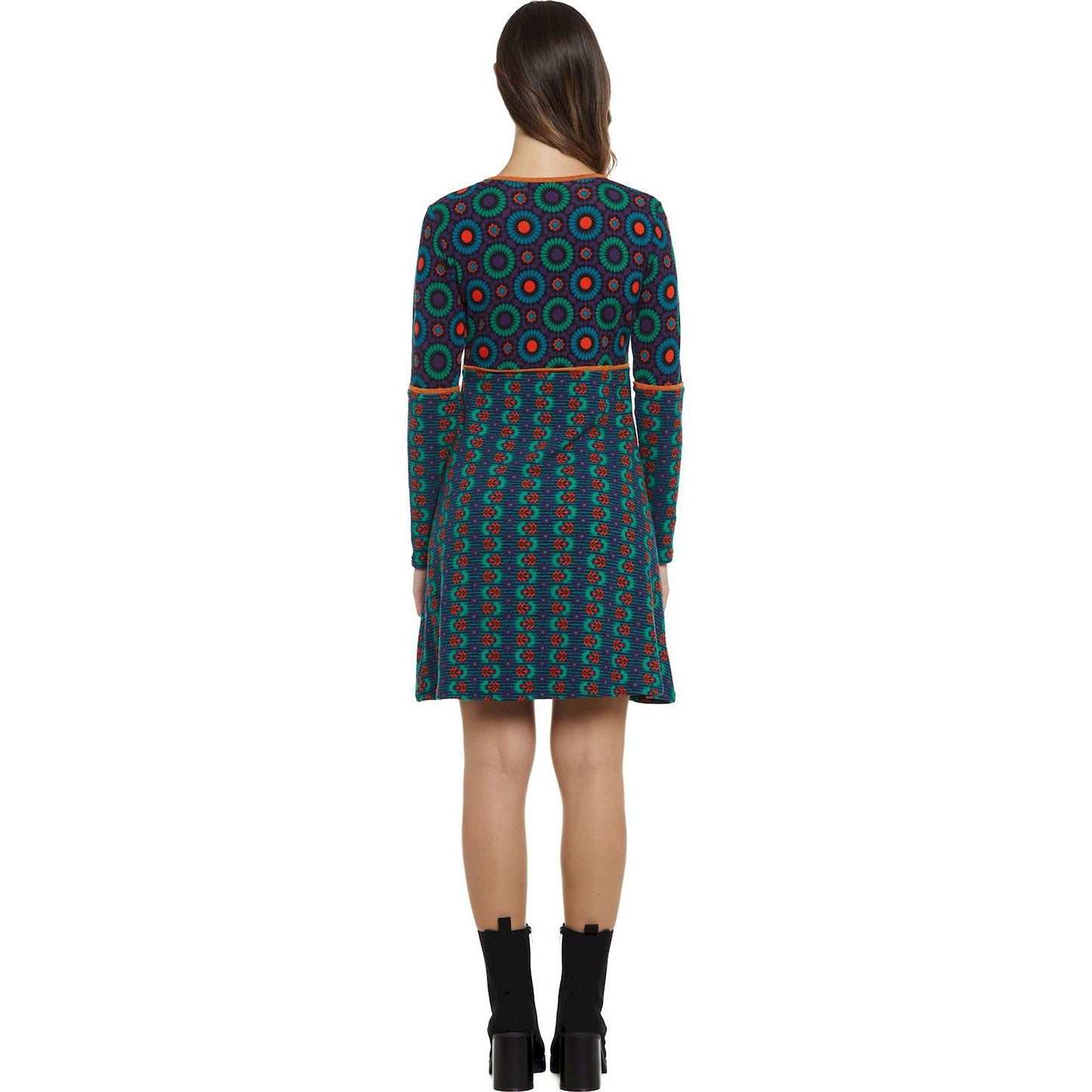 BABA Design - Abito corto jersey scollo a goccia-Baba design-VIALESCARPE