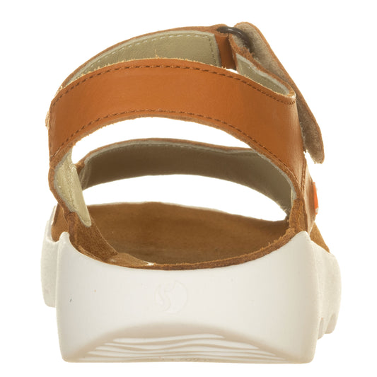 Sandali cuoio con cinturino-Softinos-VIALESCARPE