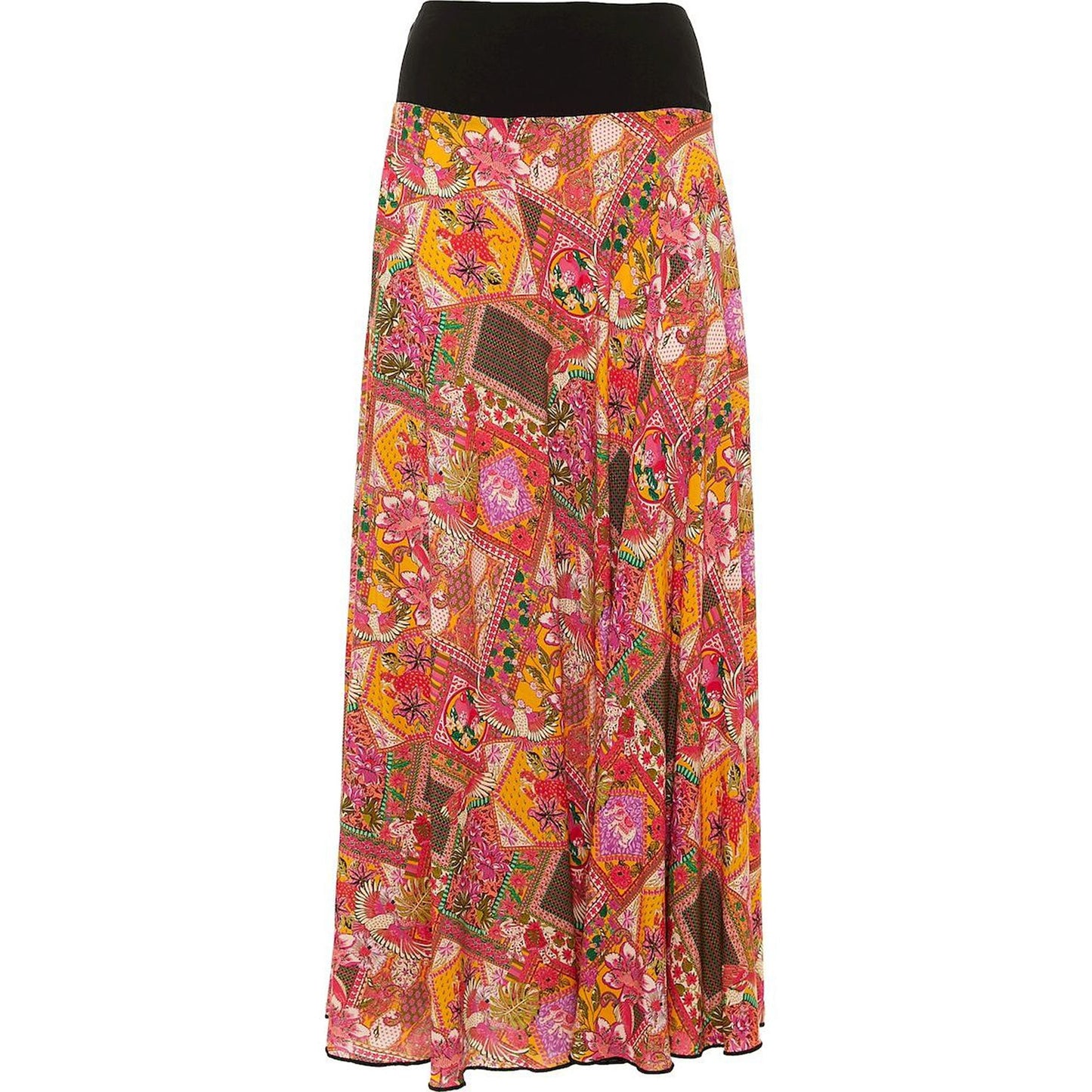 Gonna lunga TROPICAL PLUMERIA - BABA Design