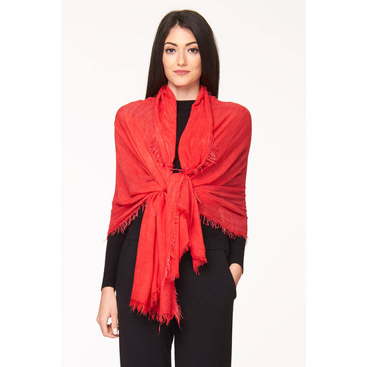 Foulard Bamboo EcoVeg Papavero-GliARTiCOLiIL-VIALESCARPE