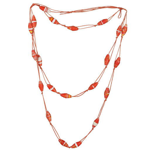 Collana carta riciclata