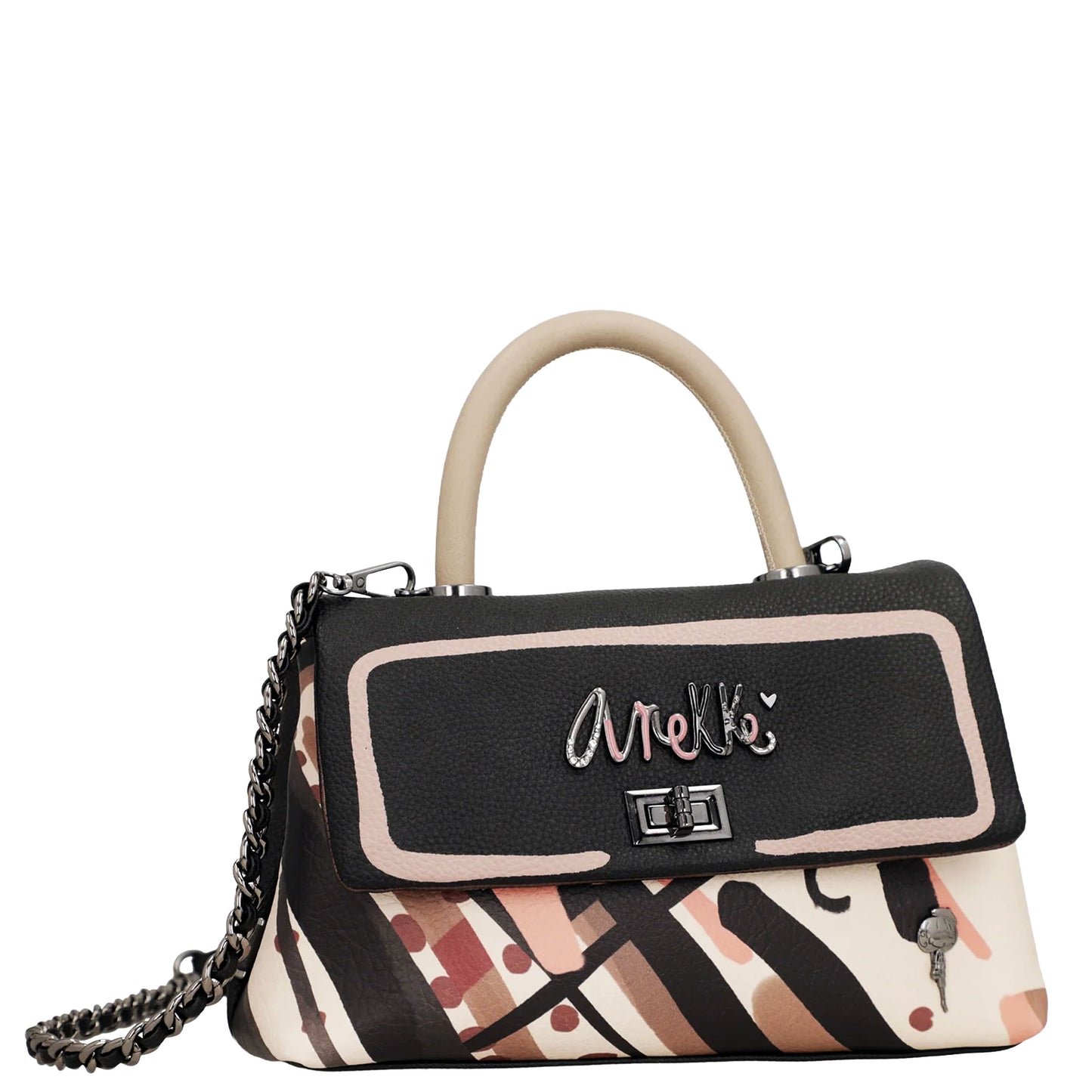 ANEKKE - Borsa manico corto e tracolla Parisian