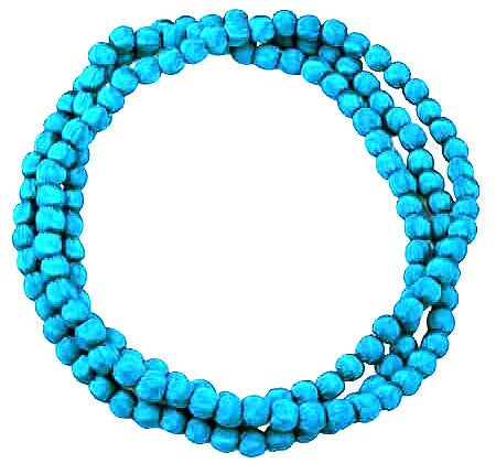 LOOM - Collana Doan Semplice Seta Turchese-LOOM-VIALESCARPE