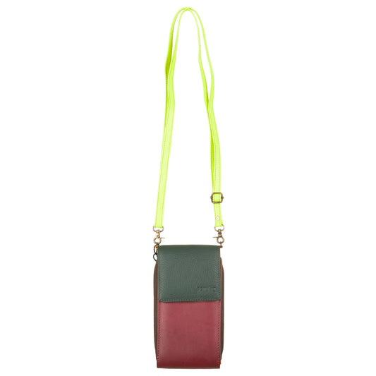 SORUKA Portatelefono-portafogli Eva bottiglia-bordò-SORUKA-VIALESCARPE