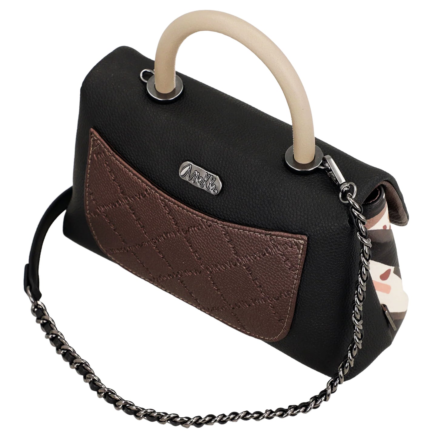 ANEKKE - Borsa manico corto e tracolla Parisian