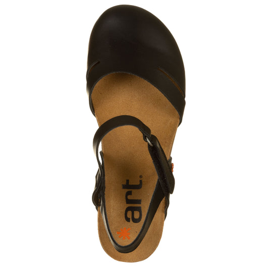 ART Slingback I LIVE - Pelle nappata nero