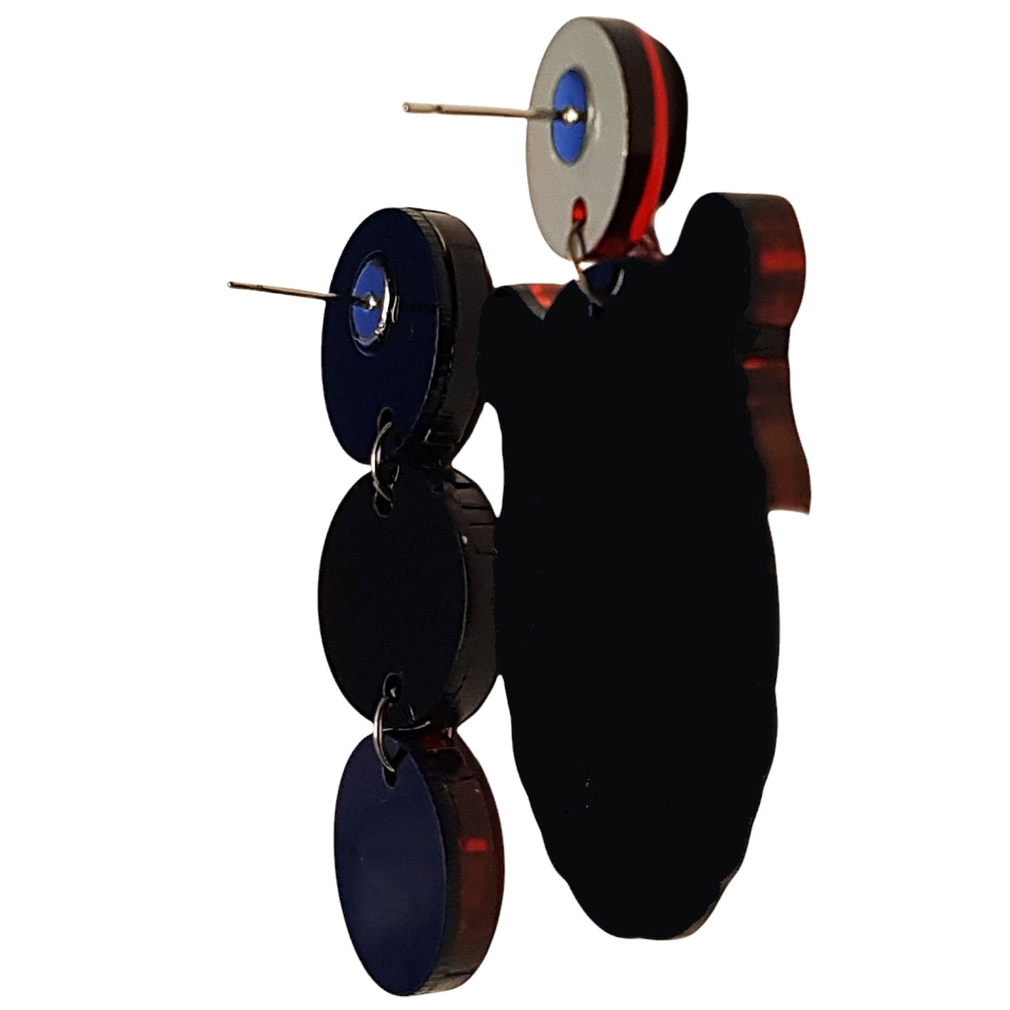 Orecchini pendenti asimmetrici Tigre-ARKYFLY-VIALESCARPE