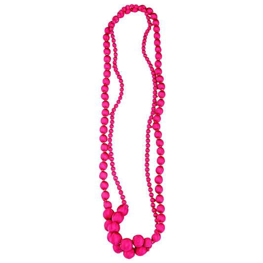LOOM - Collana Duyen Seta Fuxia-LOOM-VIALESCARPE