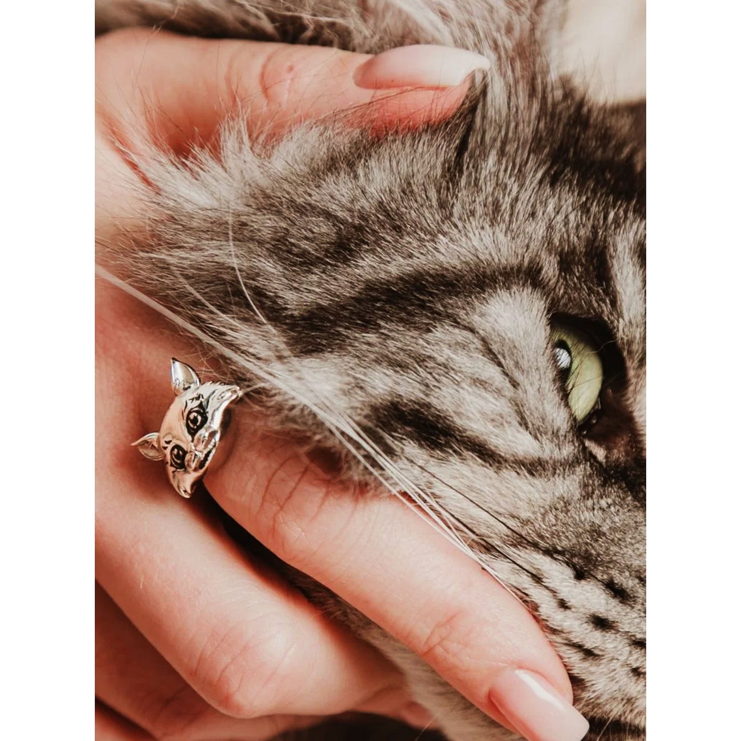 Anello "Gatto di Alice"