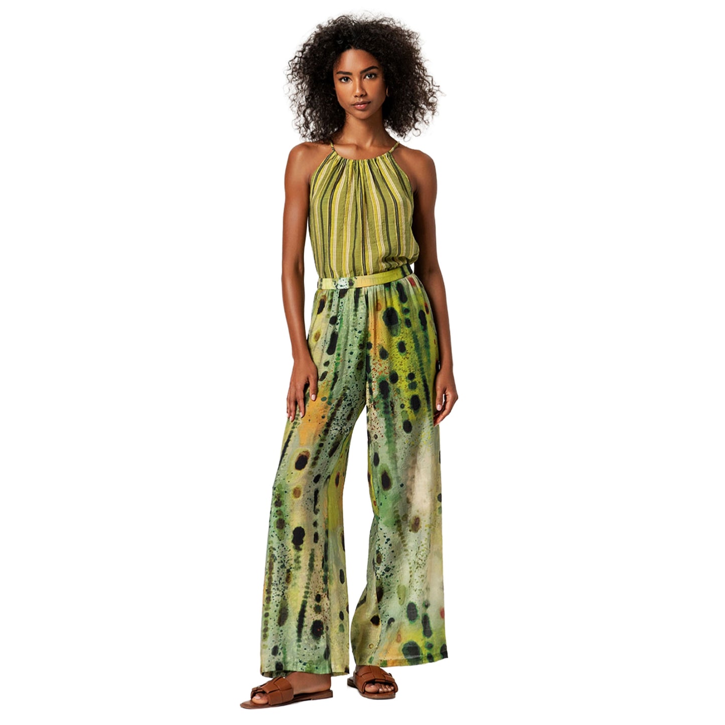 SURKANA Pantaloni ampi Verde