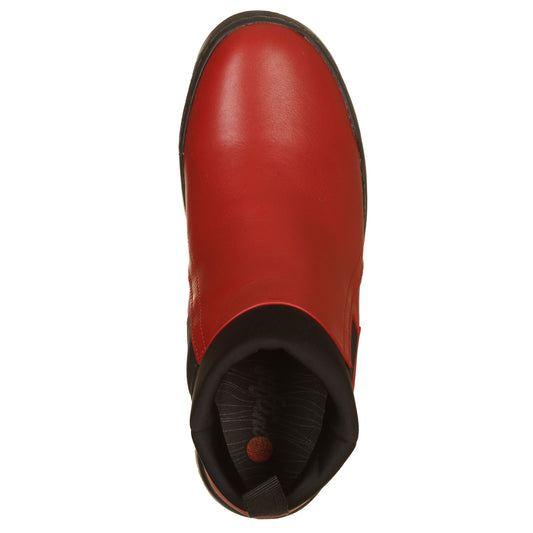 Ankle boots nappati con inserto elastico-Softinos-VIALESCARPE