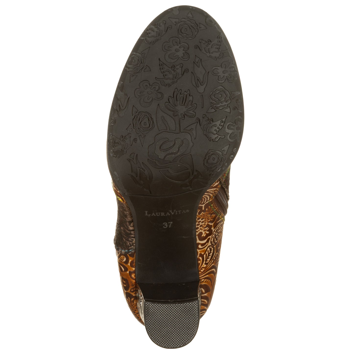 LAURA VITA Stivaletti con tacco lavorato LEDAO48 Vialescarpe