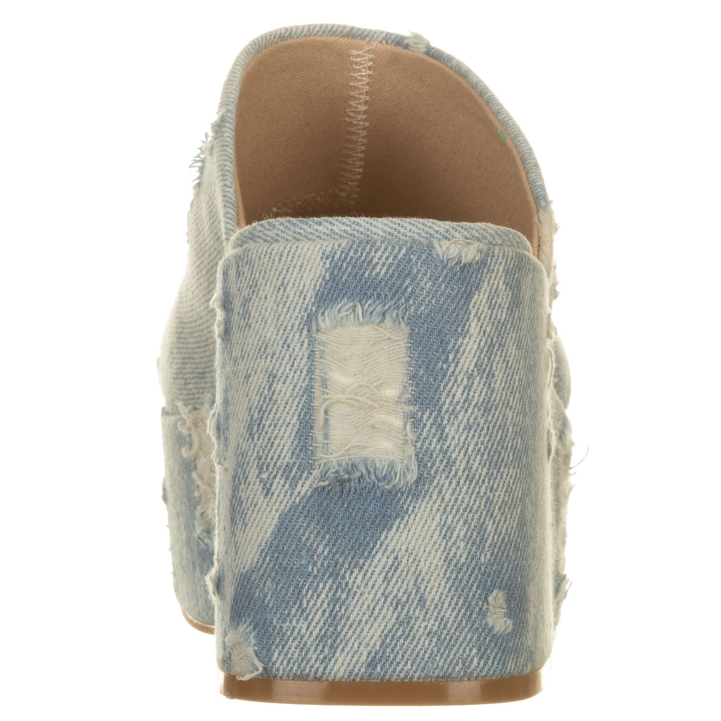Colors of Califonia - Sabot platform denim punta chiusa