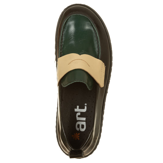 ART Mocassini Brighton nappa skinny BLACK-JUNGLE-ART®-VIALESCARPE