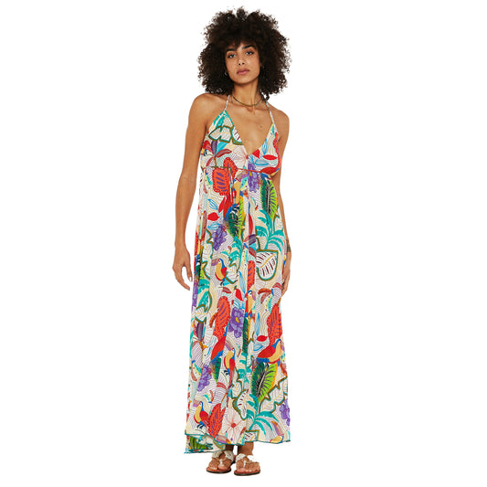BABA DESIGN - Abito lungo Beach Vibes-Baba design-VIALESCARPE