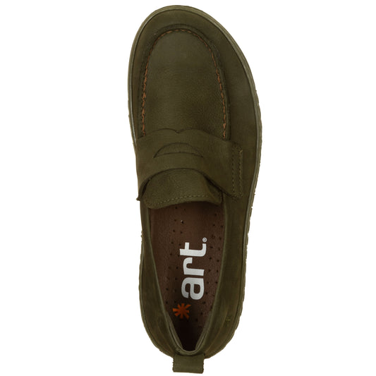 ART Mocassini Brighton Nabuk Kaki-ART®-VIALESCARPE