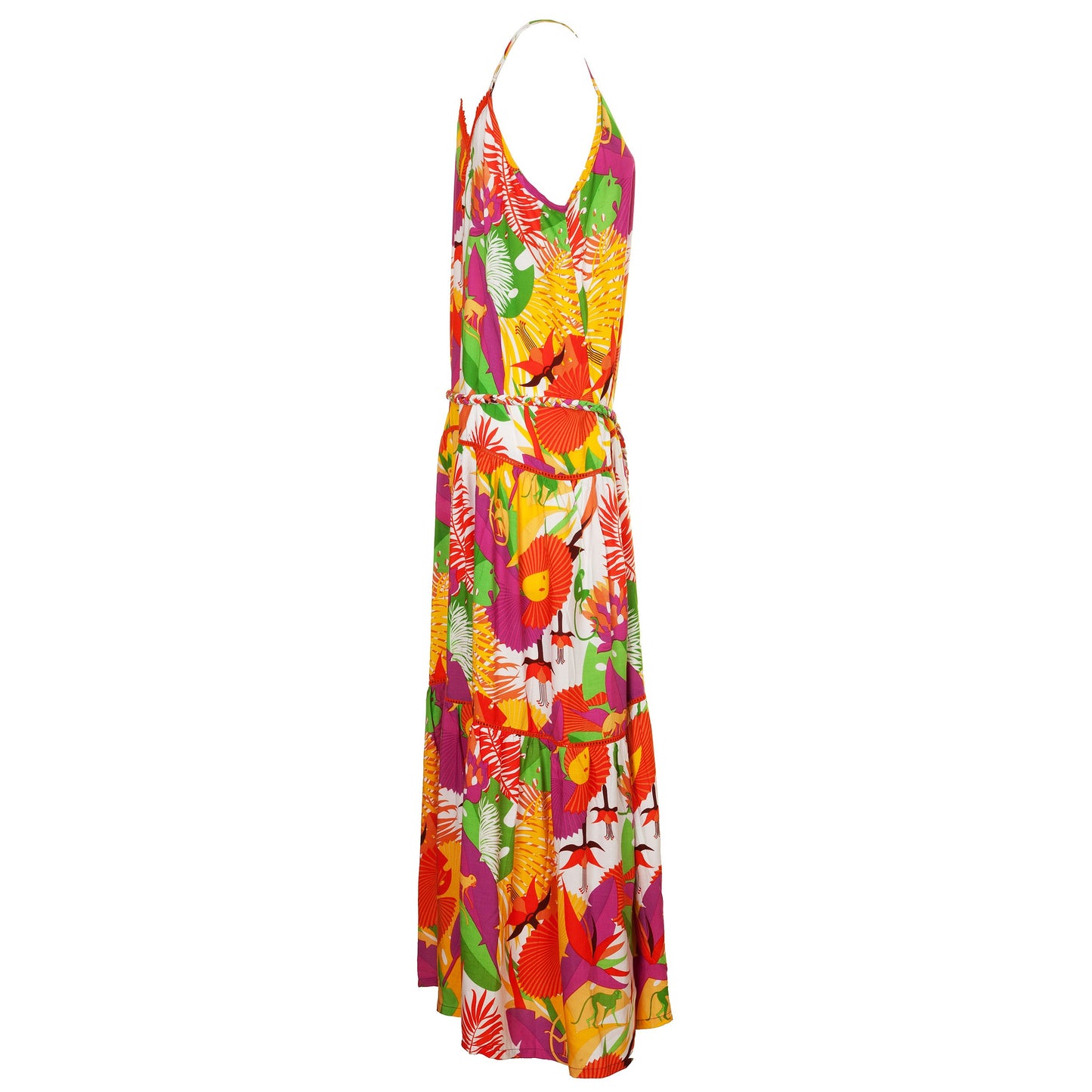 Abito lungo TROPICAL PAPAYA - BABA Design