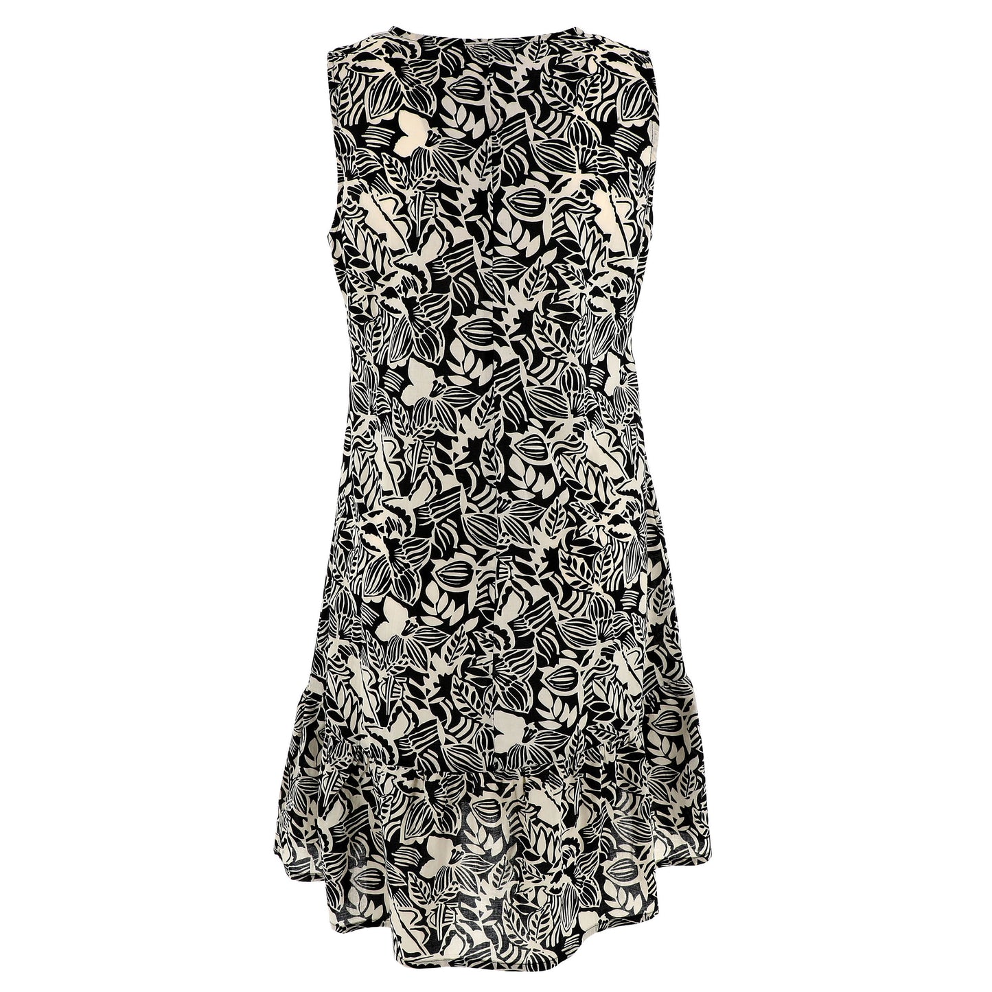 KARAKORUM Vestito Corto ARCADIA Nero e bianco-KARAKORUM-VIALESCARPE