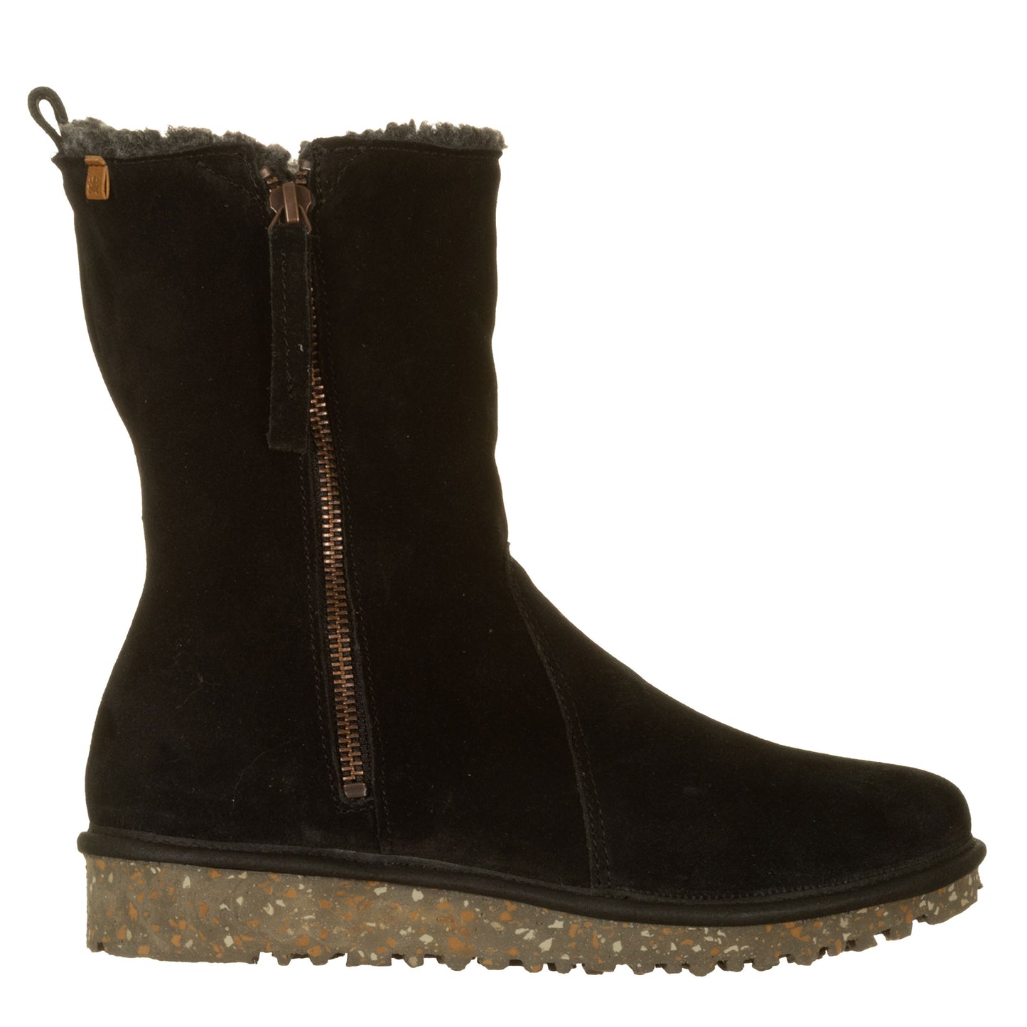 EL NATURALISTA - Stivaletti FELSEN Silk-Suede Black