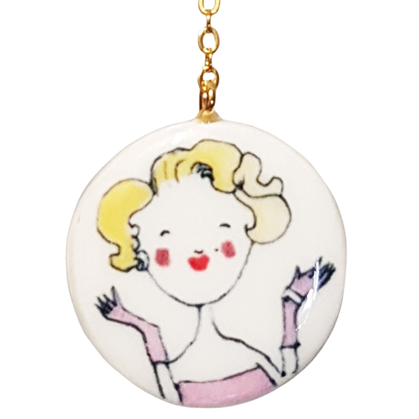 Orecchini pendenti Marilyn Monroe-MANITAS DE PLATA-VIALESCARPE